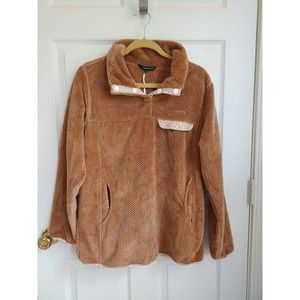 Cozy Tan Fleece Pullover